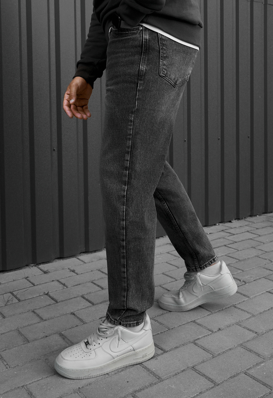 Dżinsy Staff dark gray regular