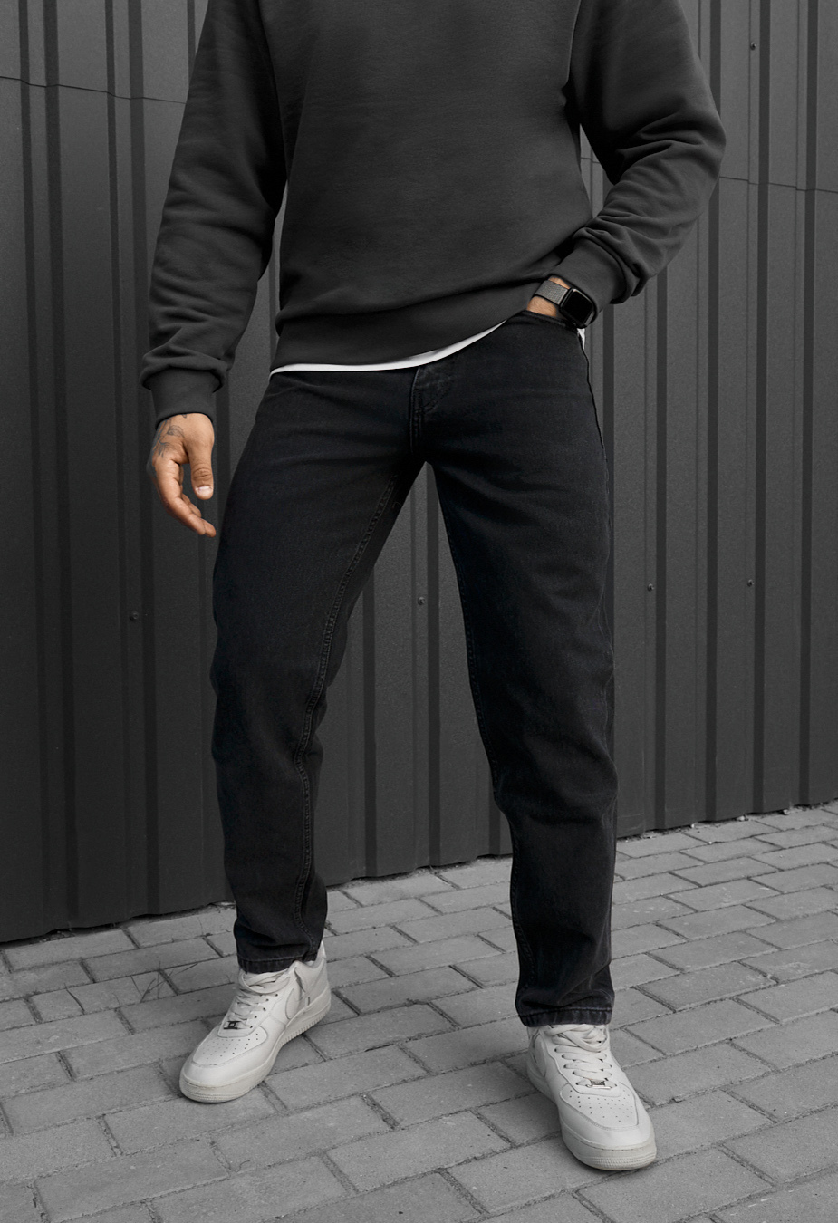Dżinsy Staff 12 black regular