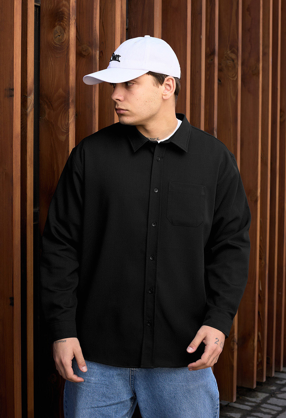 Koszula Staff co black oversize