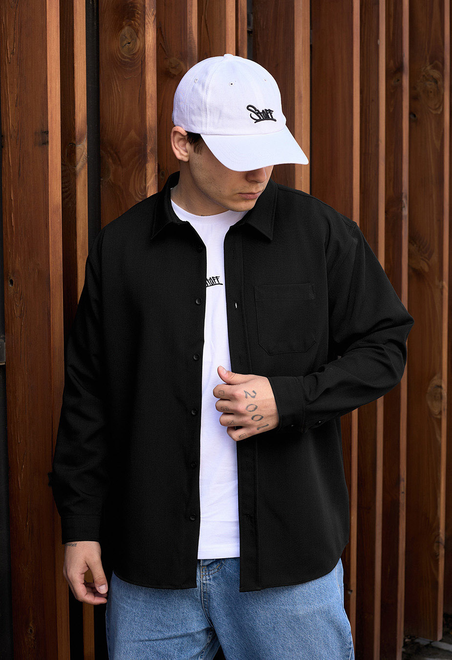 Koszula Staff co black oversize
