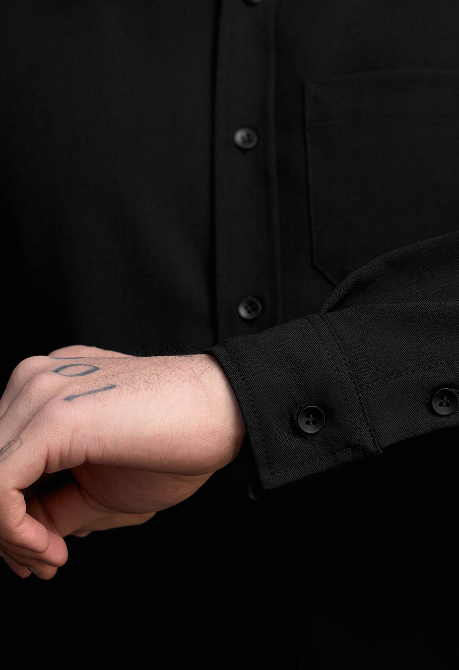 Koszula Staff co black oversize