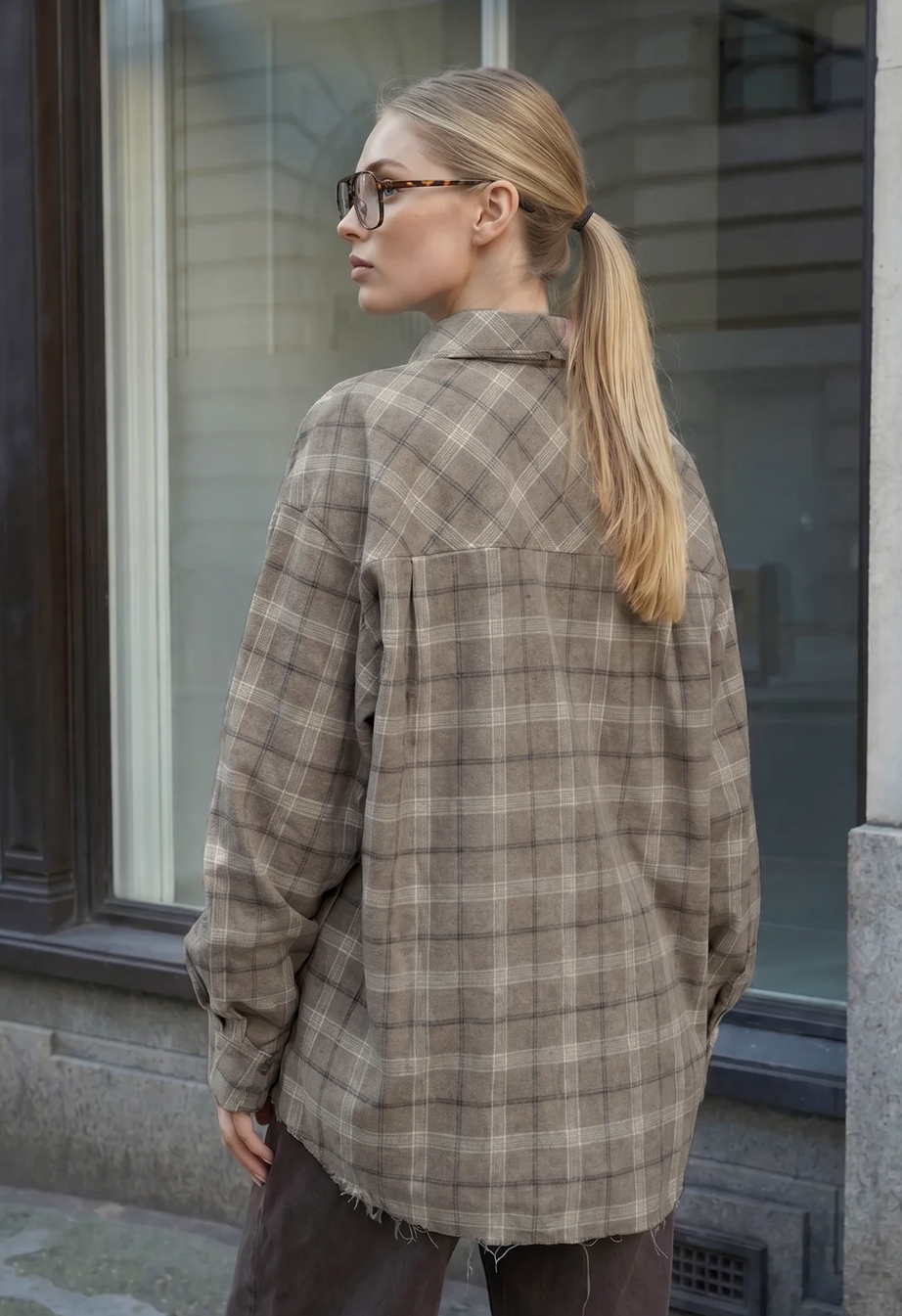 Koszula Staff ri brown oversize