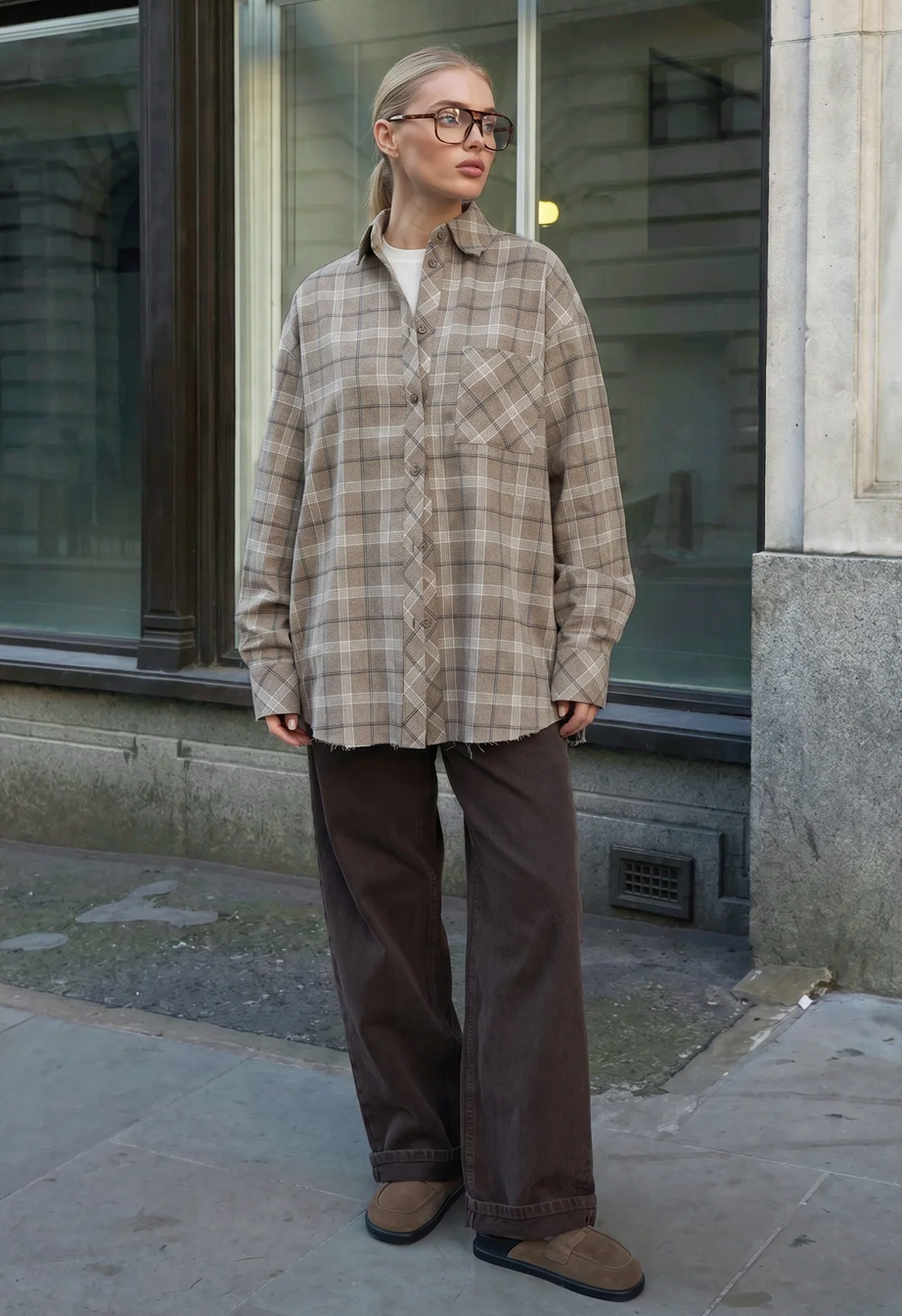 Koszula Staff ri brown oversize