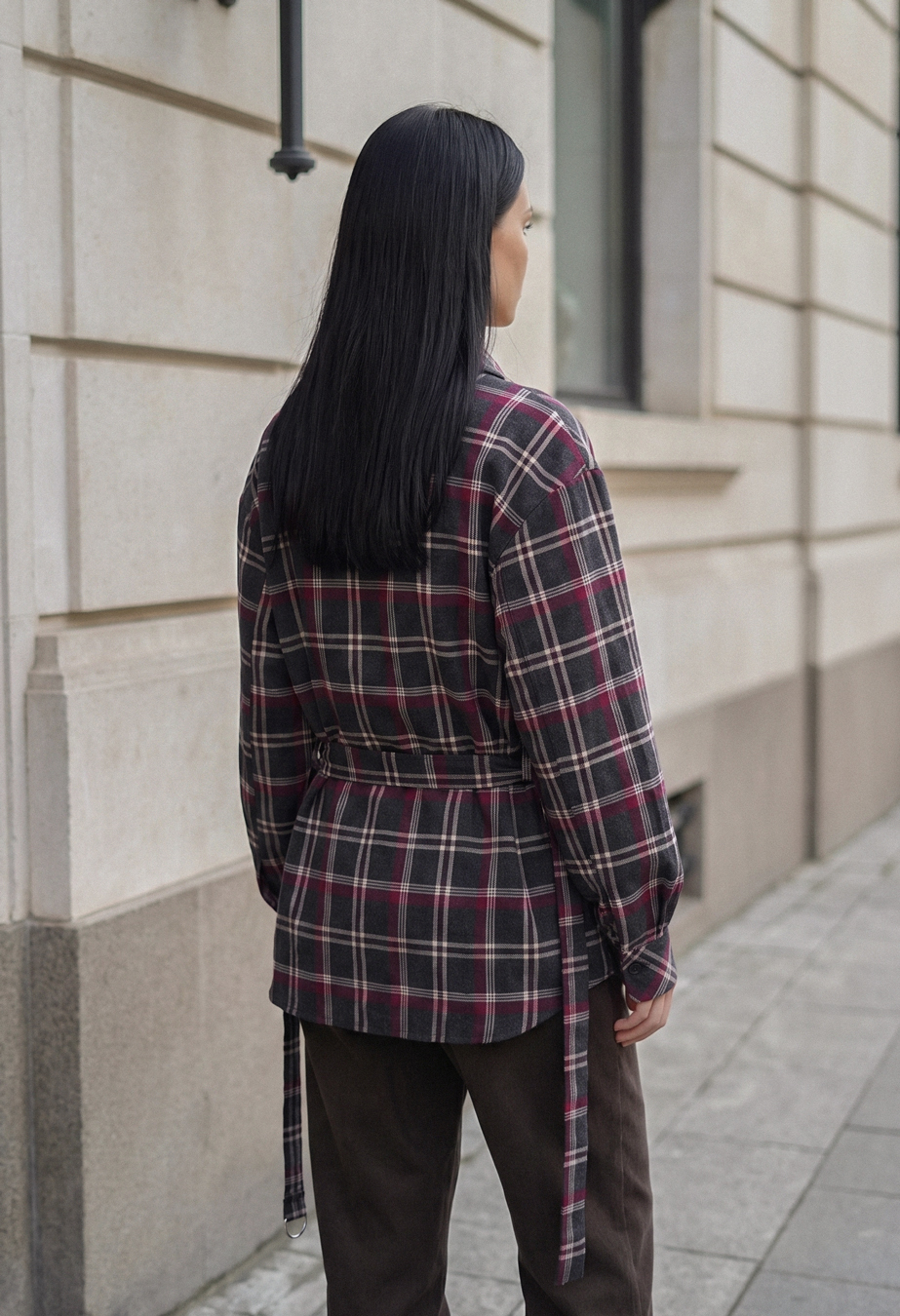 Koszula Staff st black & red oversize