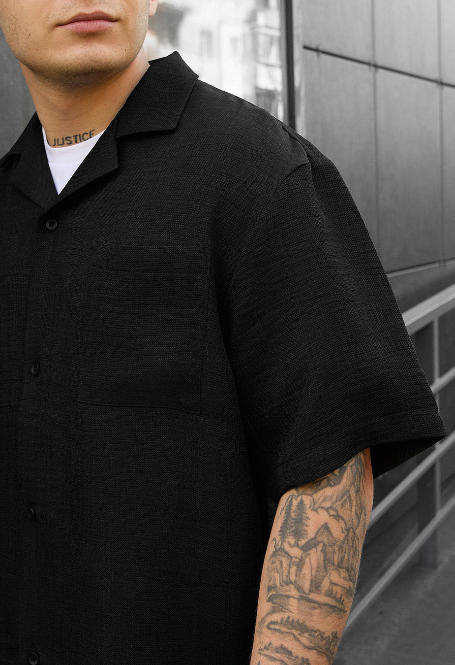 Koszula Staff mai black oversize