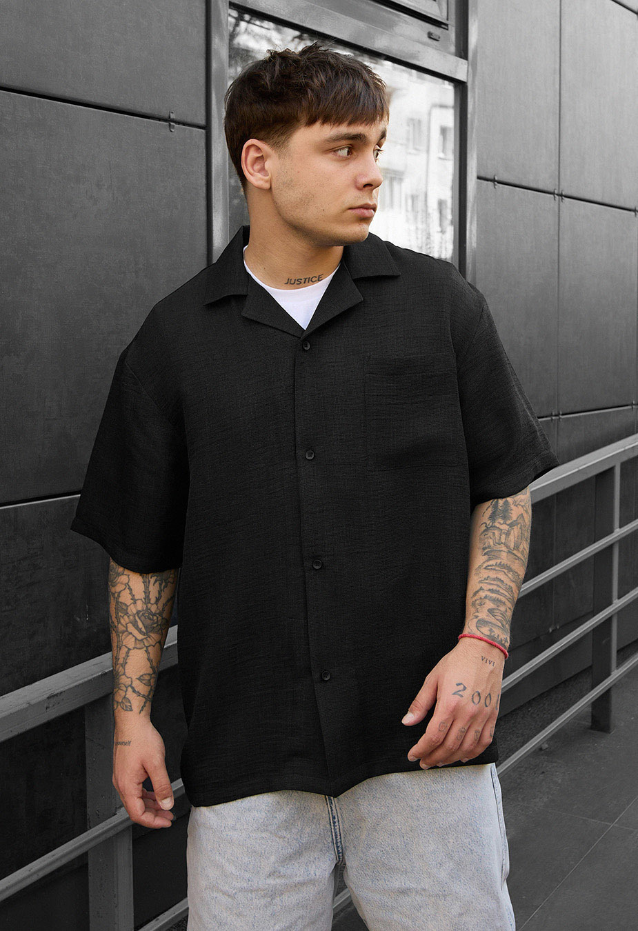 Koszula Staff mai black oversize