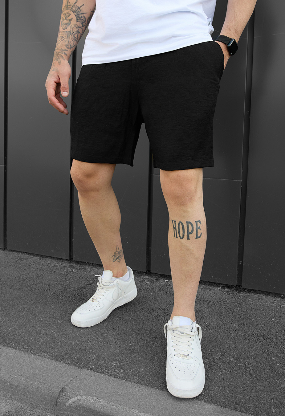 Spodenki chinos Staff di black