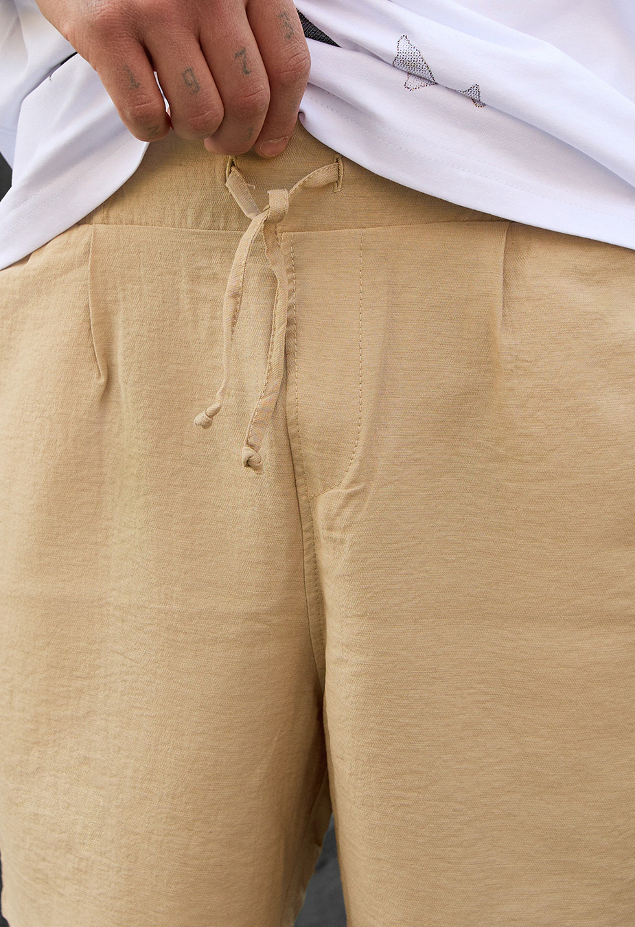 Spodenki chinos Staff di beige