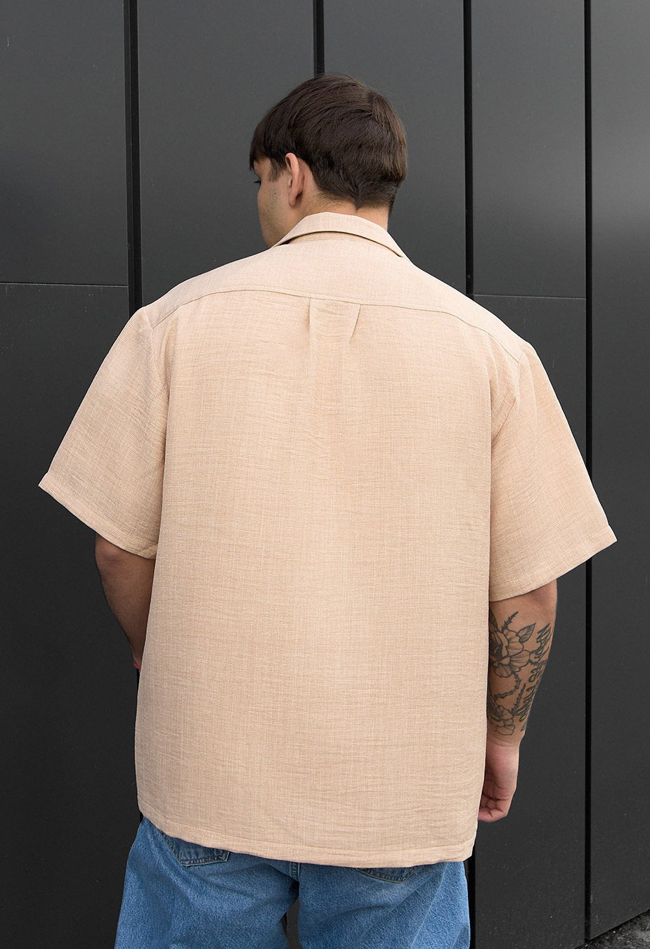Koszula Staff mai beige oversize