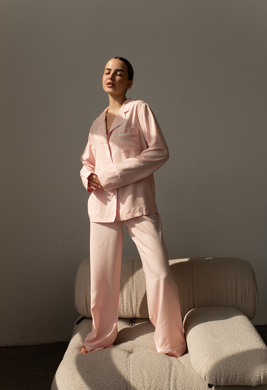 Piżama Staff vis pink