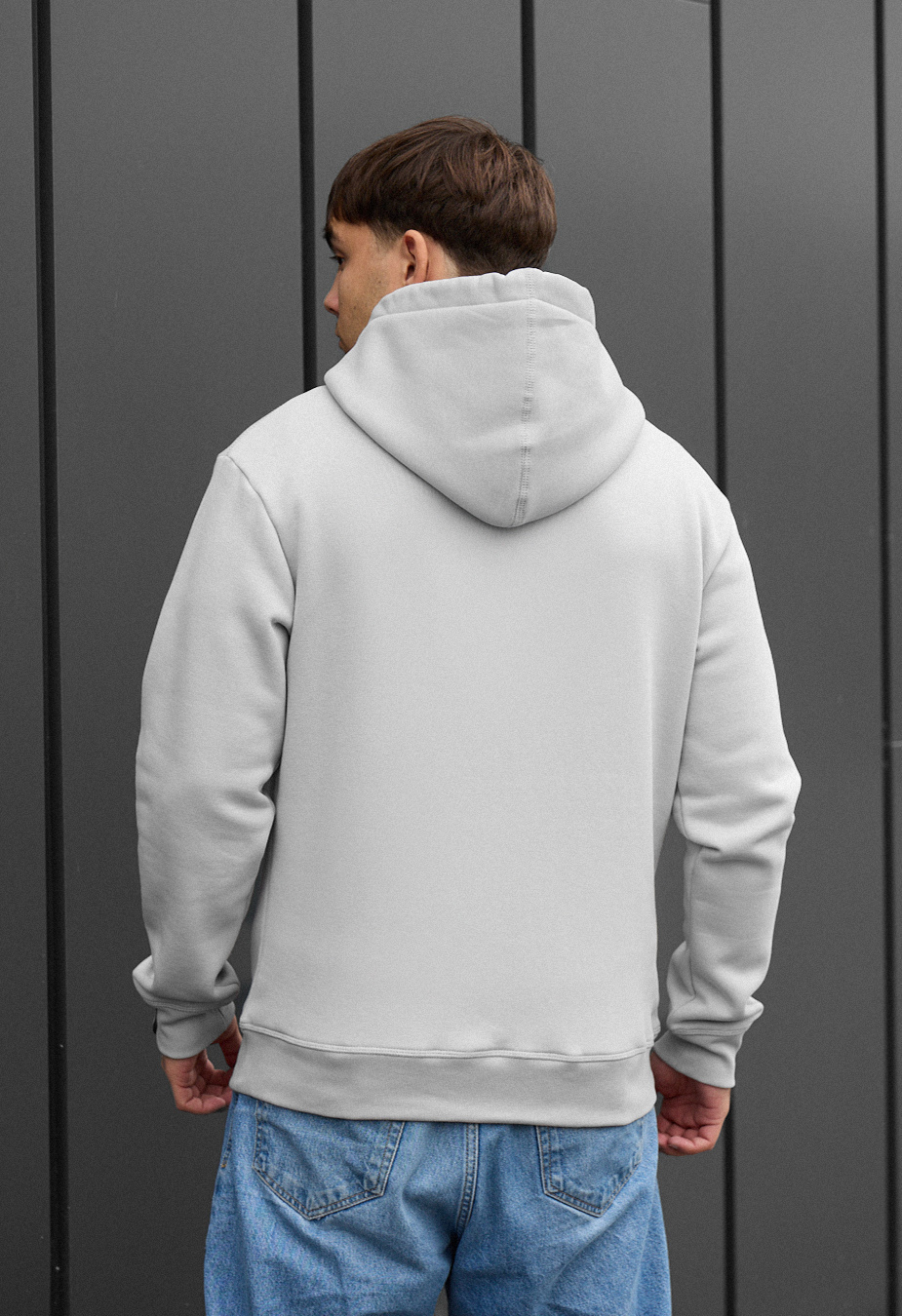 Bluza Staff light gray basic fleece