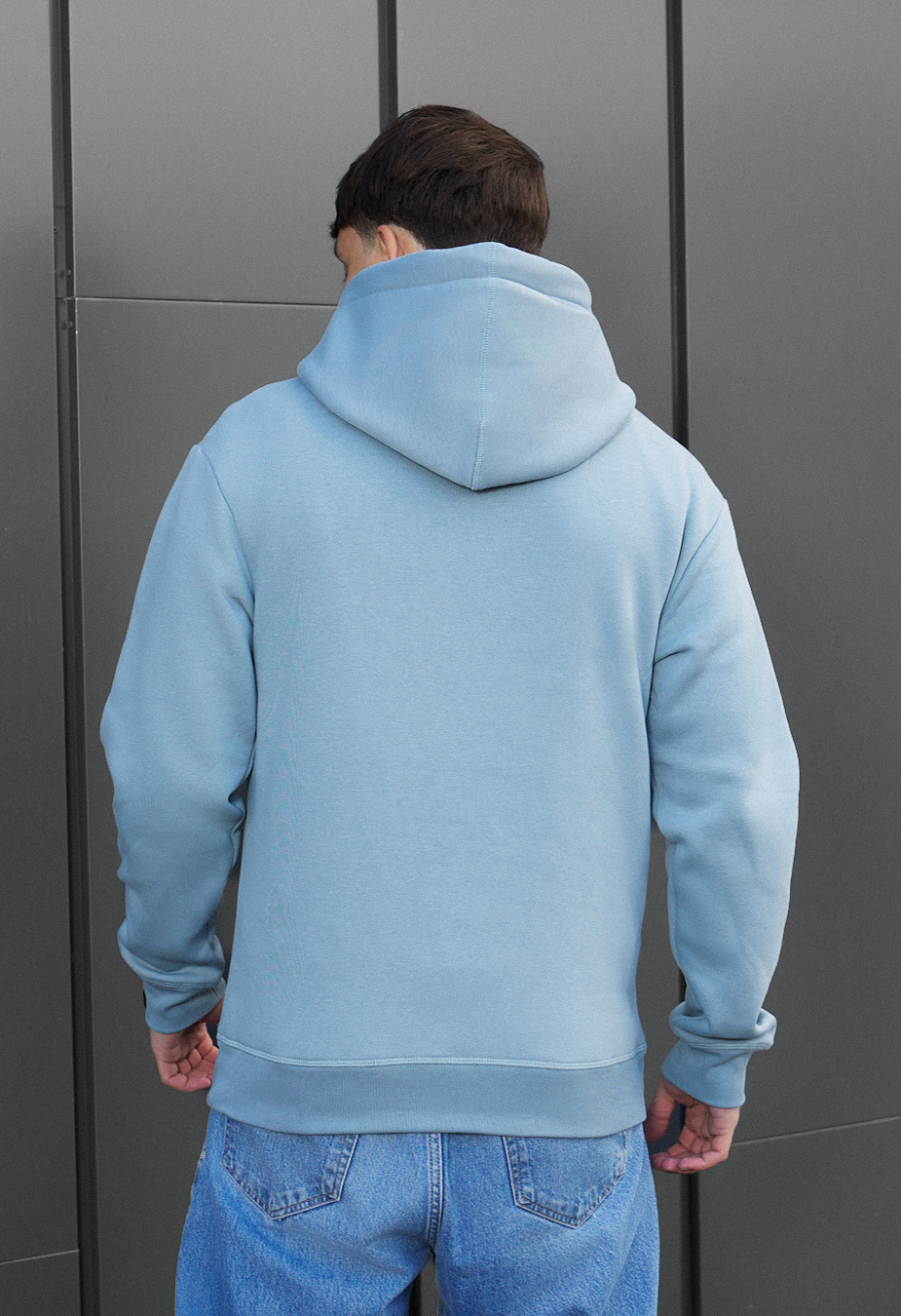 Bluza Staff blue basic fleece