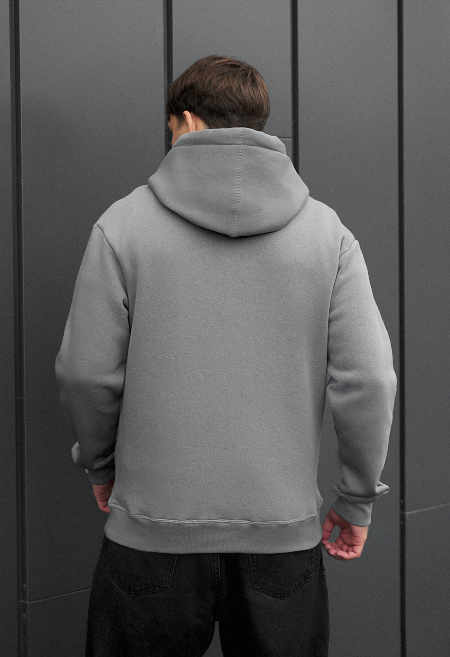 Bluza Staff gray basic fleece