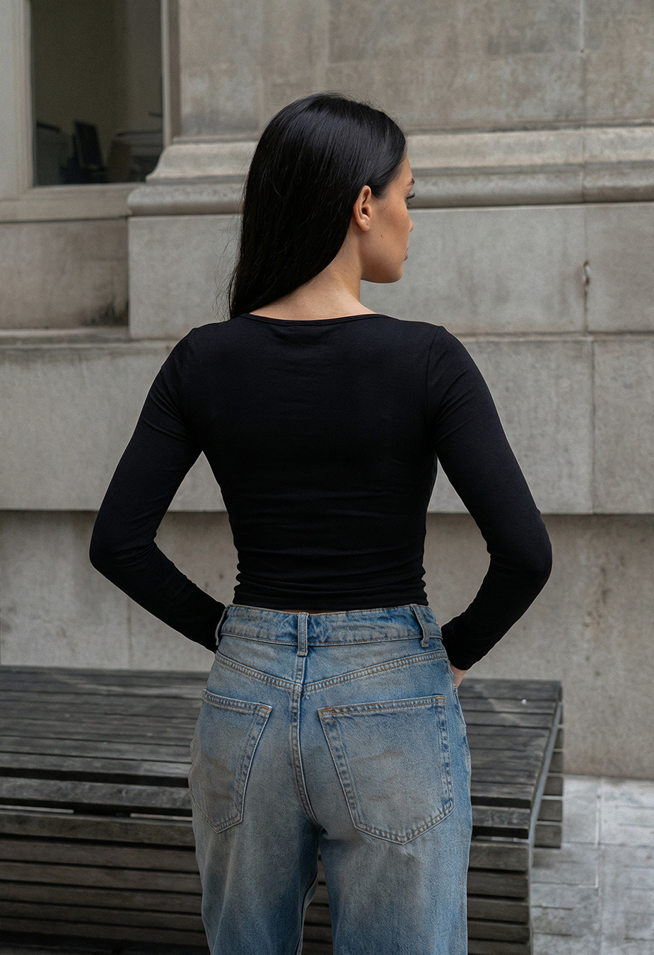 Longsleeve Staff isi black