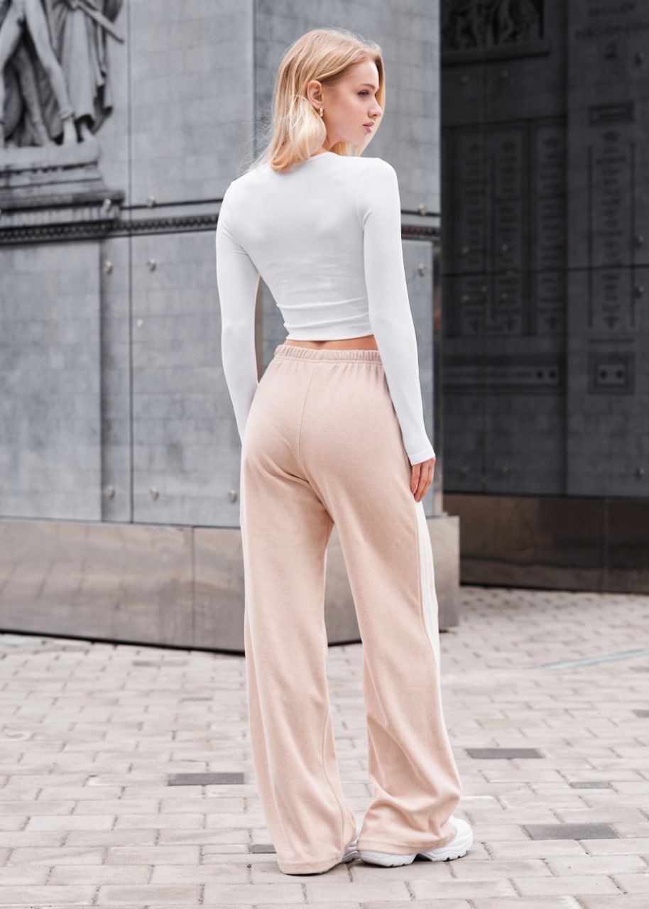 Spodnie Staff lati beige