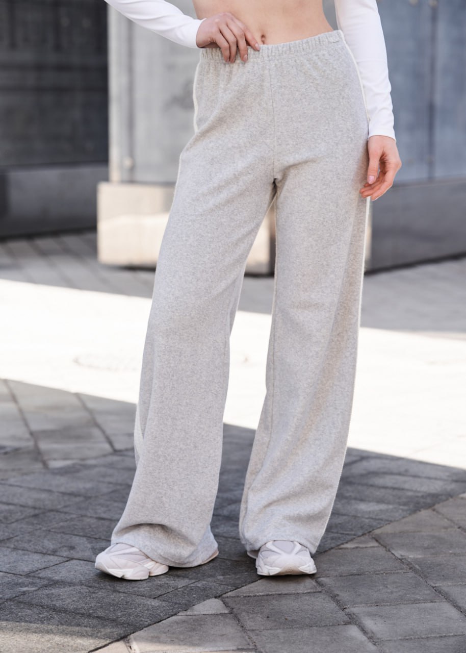 Spodnie Staff lati gray melange