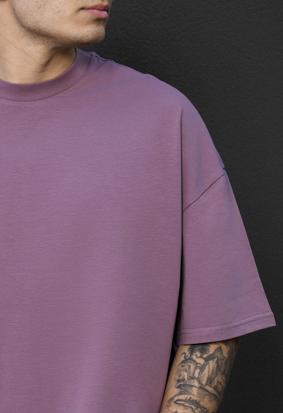 Koszulka Staff violet oversize