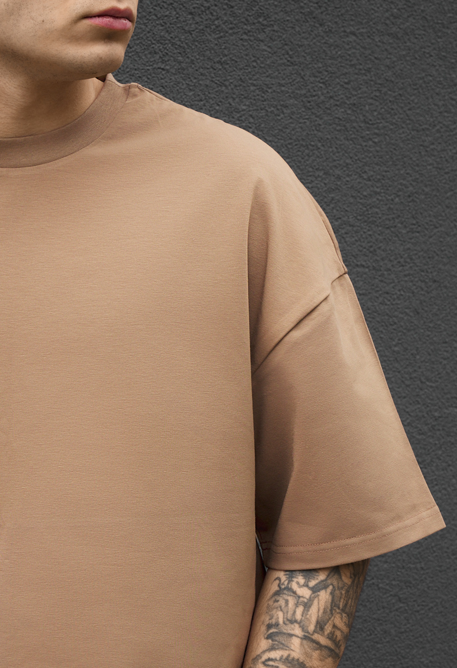 Koszulka Staff brown oversize