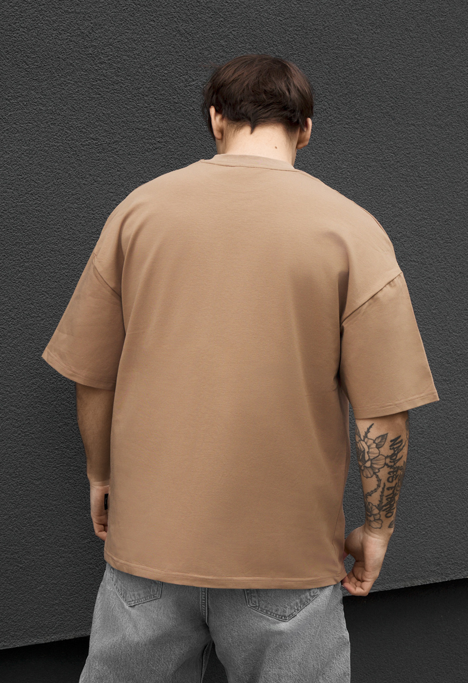 Koszulka Staff brown oversize