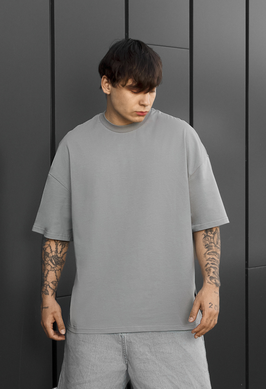 Koszulka Staff gray oversize