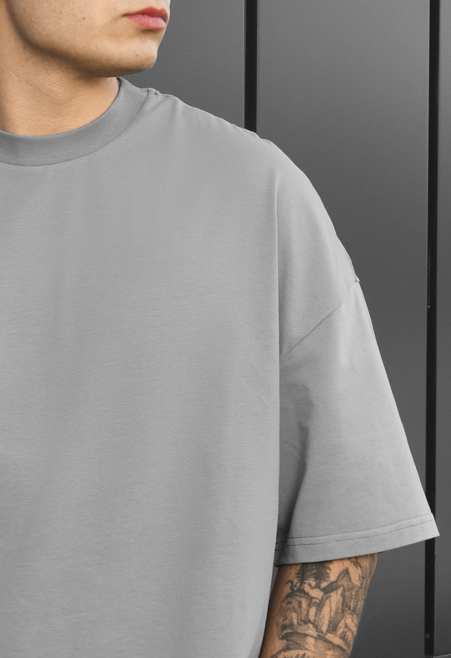Koszulka Staff gray oversize