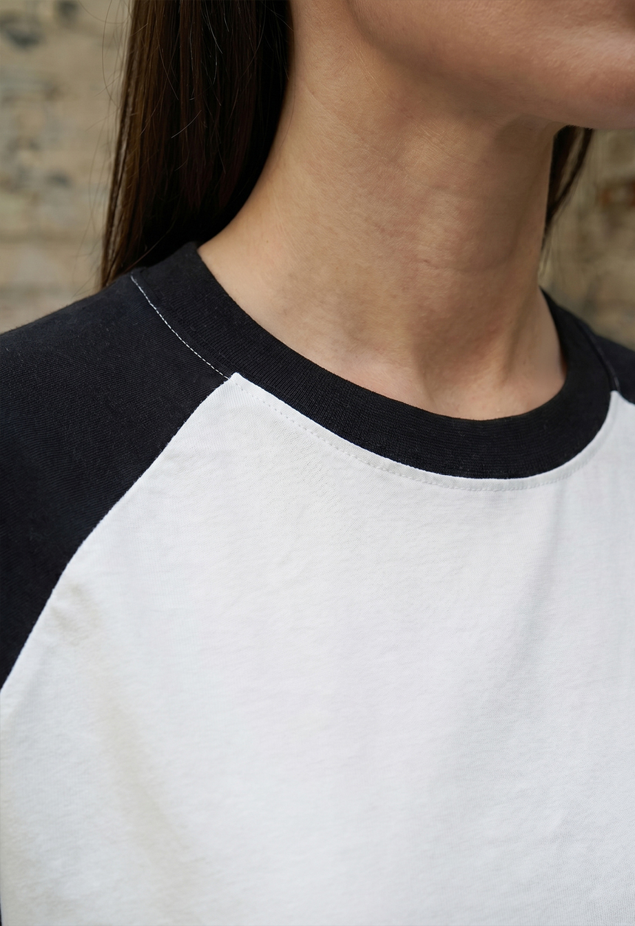 Koszulka Staff ed white & black oversize