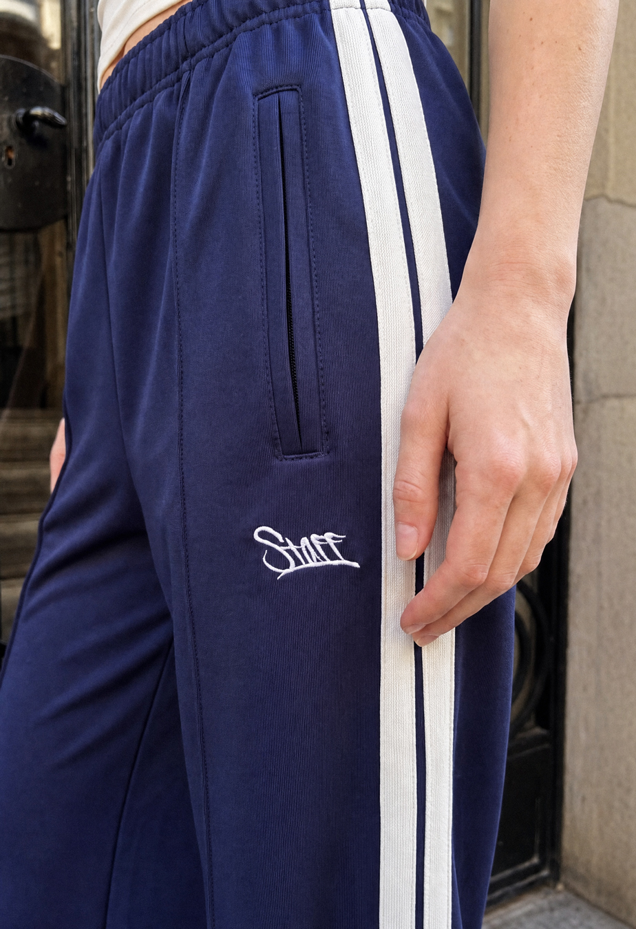 Spodnie dresowe Staff pat logo dark navy