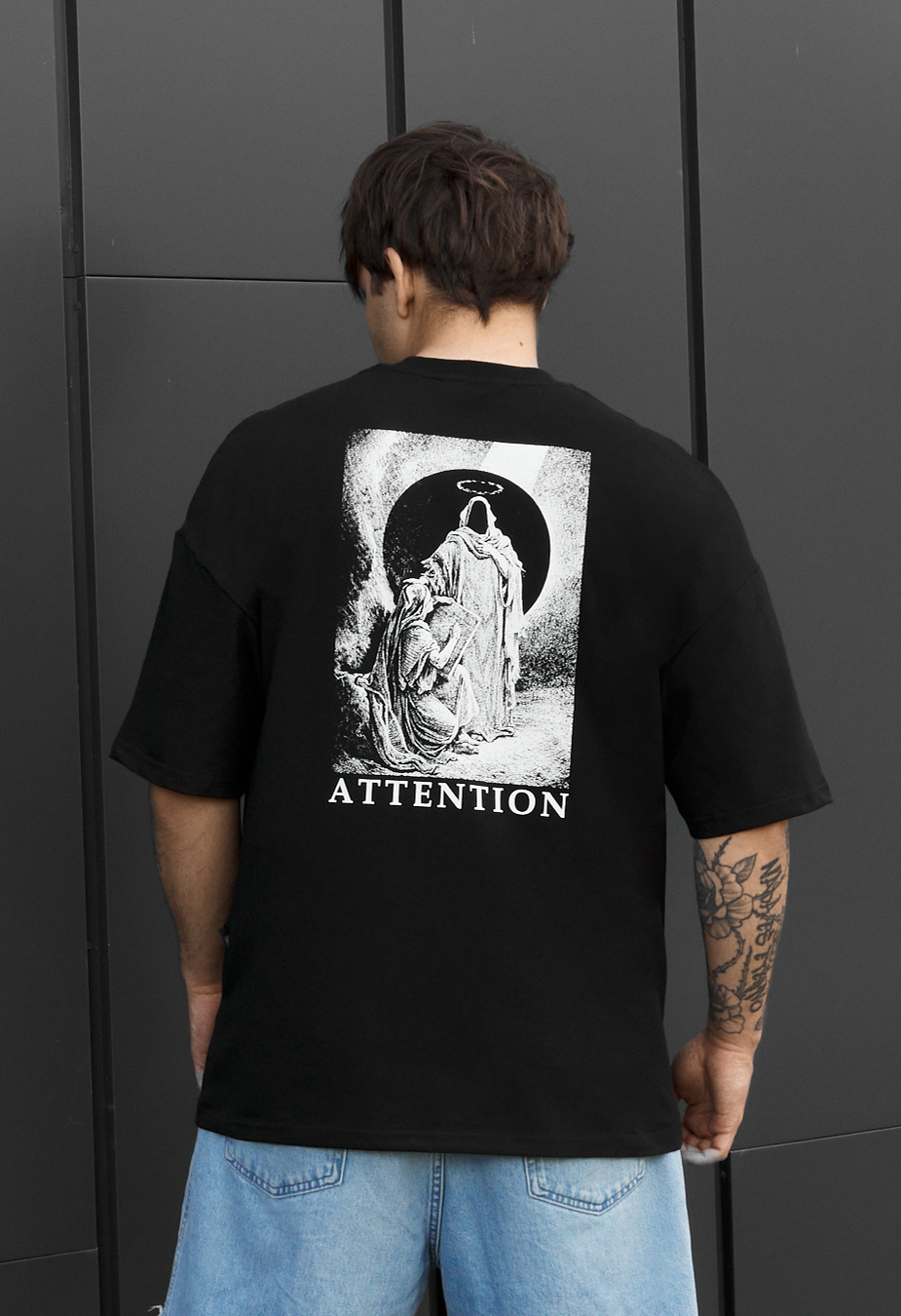 Koszulka Staff attention oversize