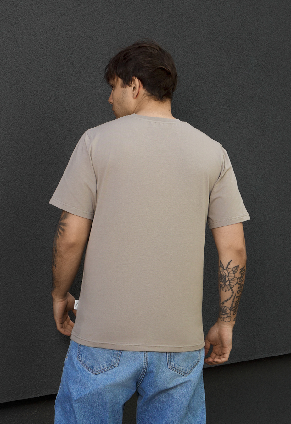 Koszulka Staff sa gray beige