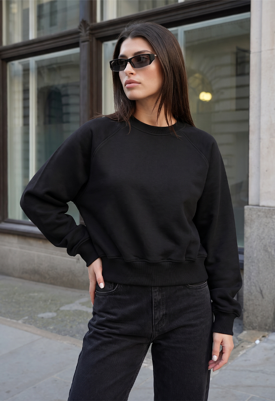 Bluza Staff make black fleece