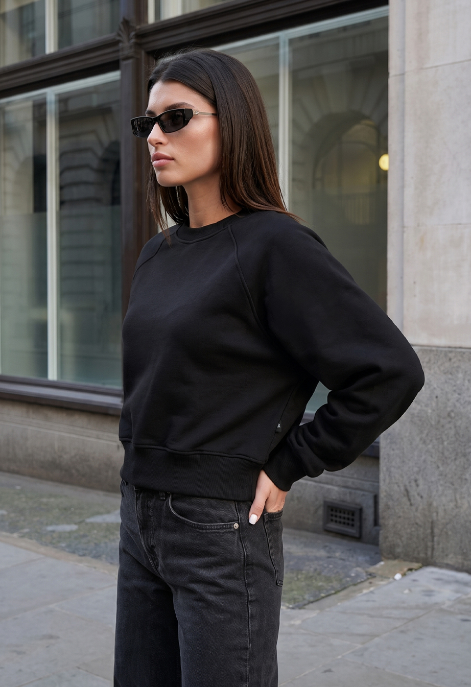 Bluza Staff make black fleece