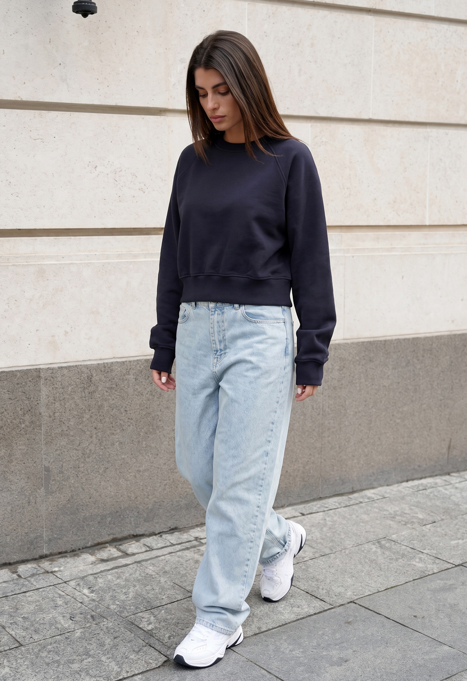 Bluza Staff make navy fleece