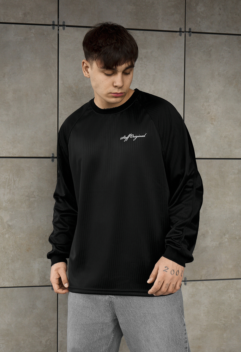 Longsleeve Staff ol black