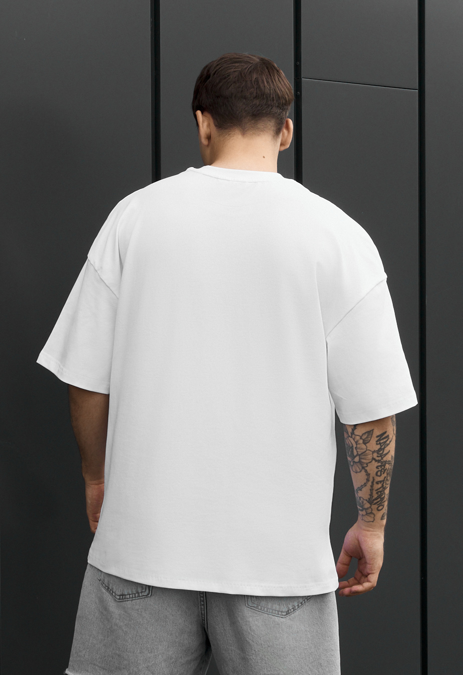 Koszulka Staff logo white oversize