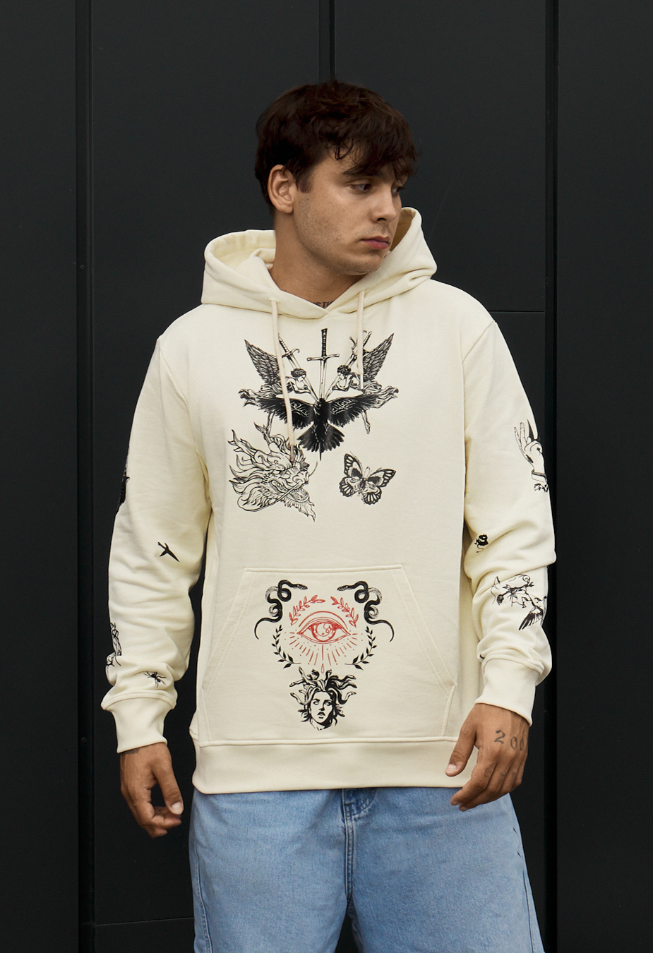 Bluza Staff print milk