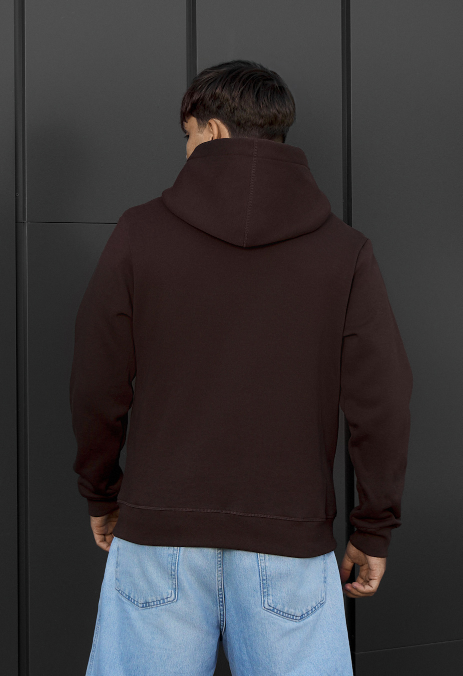 Bluza Staff brown basic fleece