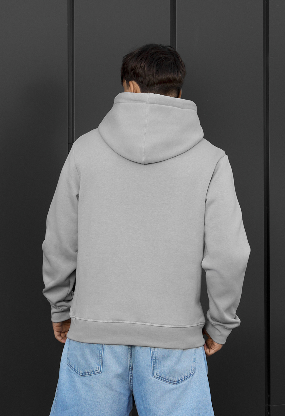 Bluza Staff light gray basic fleece