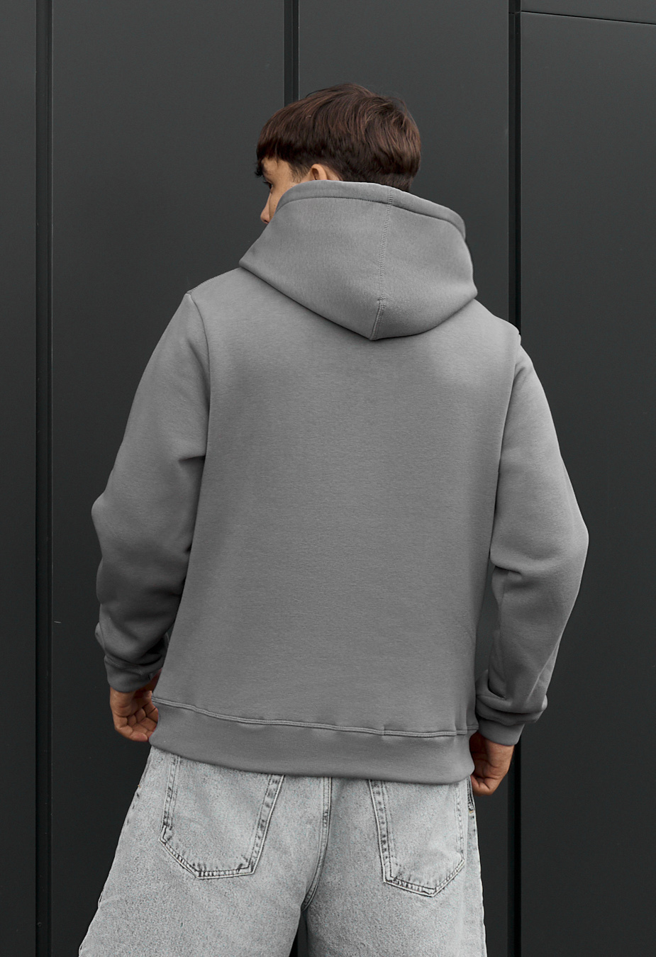 Bluza Staff gray basic fleece