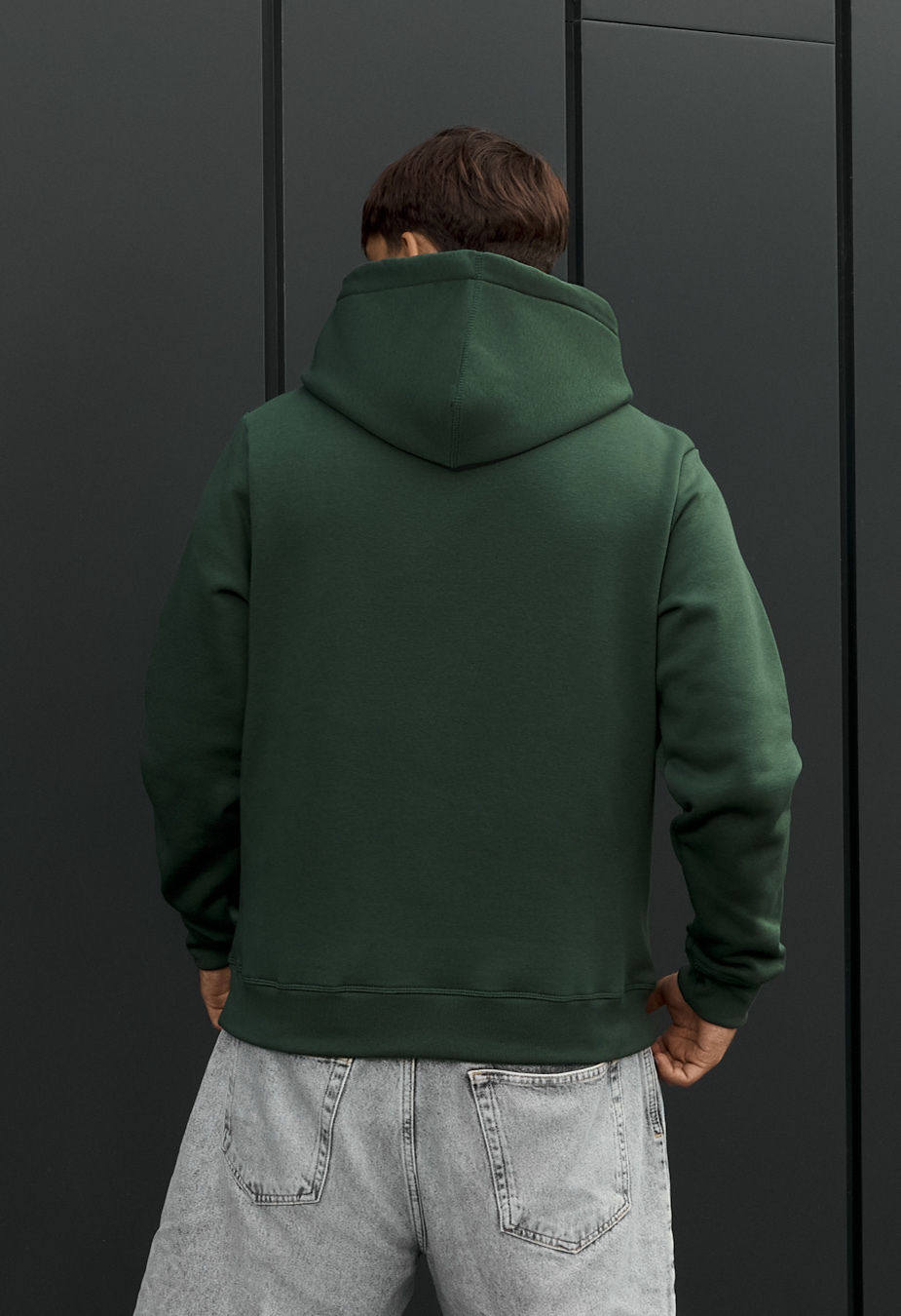 Bluza Staff green basic fleece