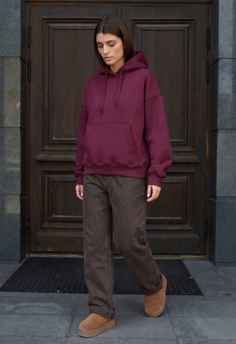 Bluza Staff ti bordo oversize fleece