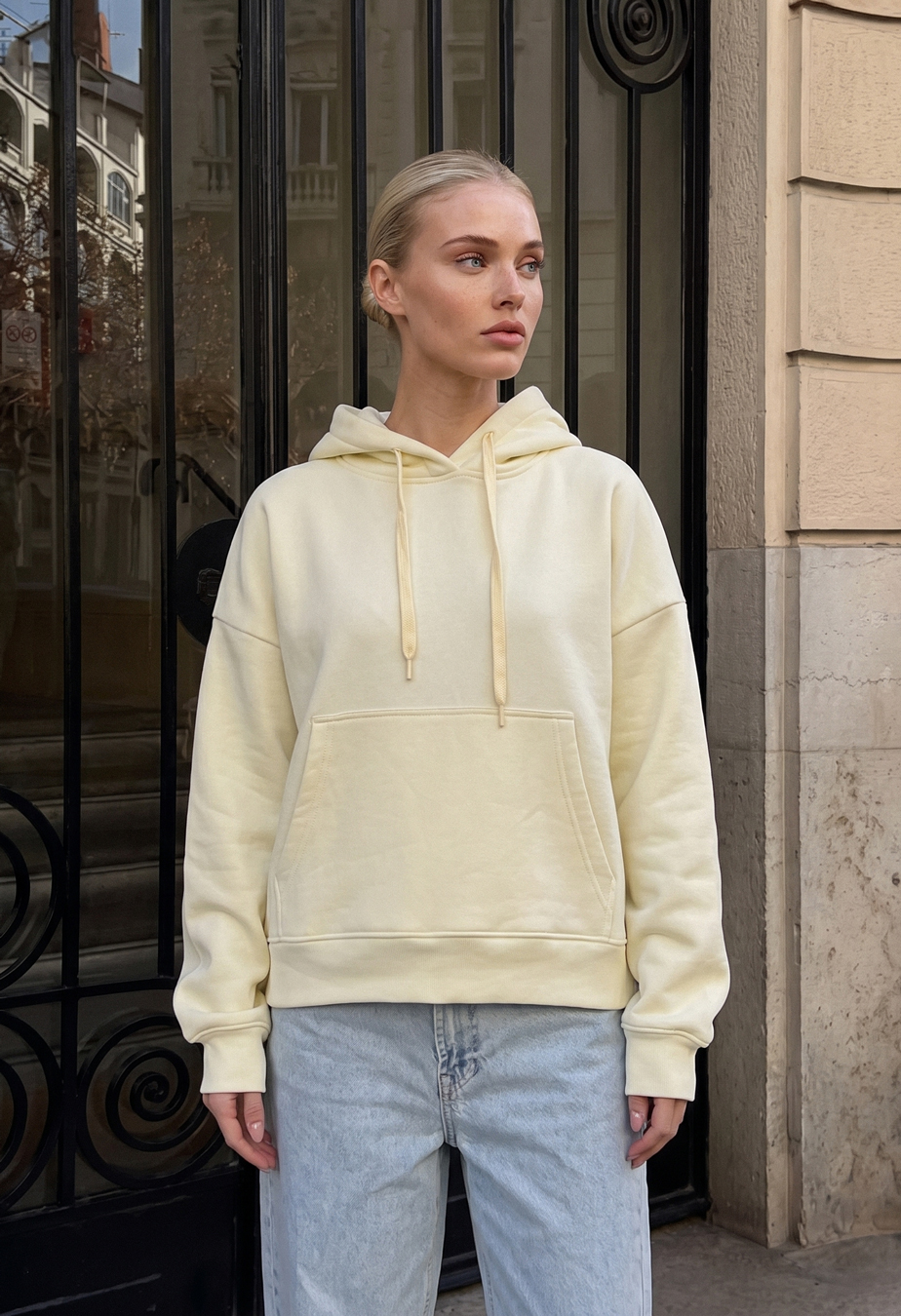 Bluza Staff ti light lime oversize fleece