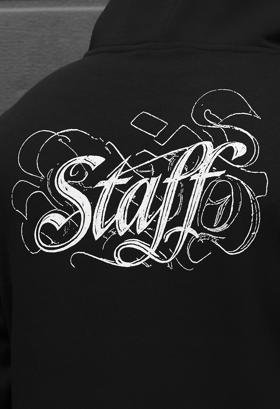 Bluza Staff black logo fleece