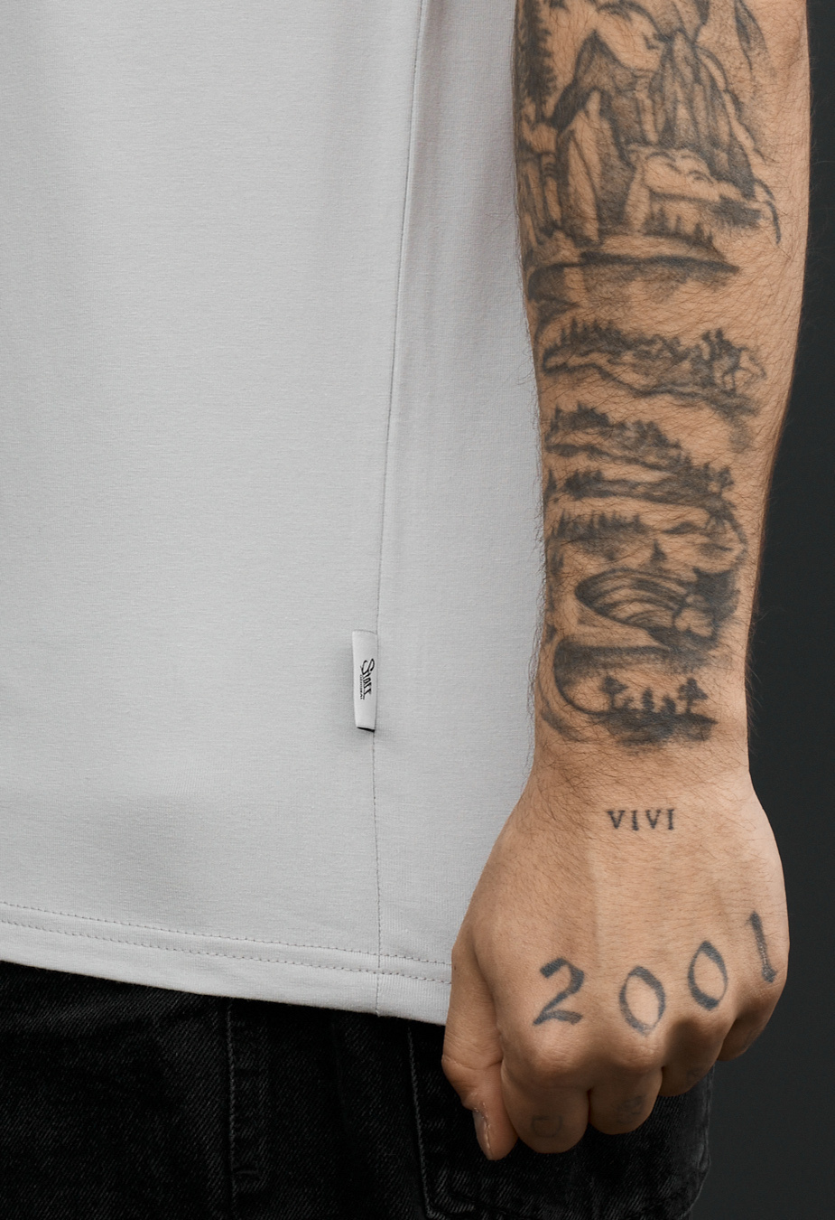 Koszulka Staff pi light gray