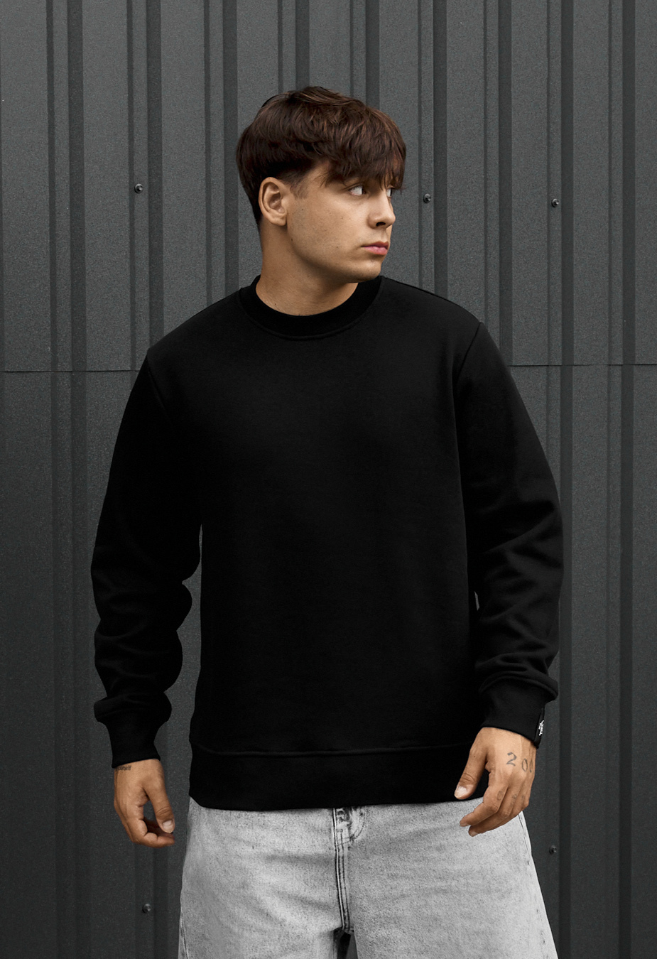 Bluza Staff black basic fleece