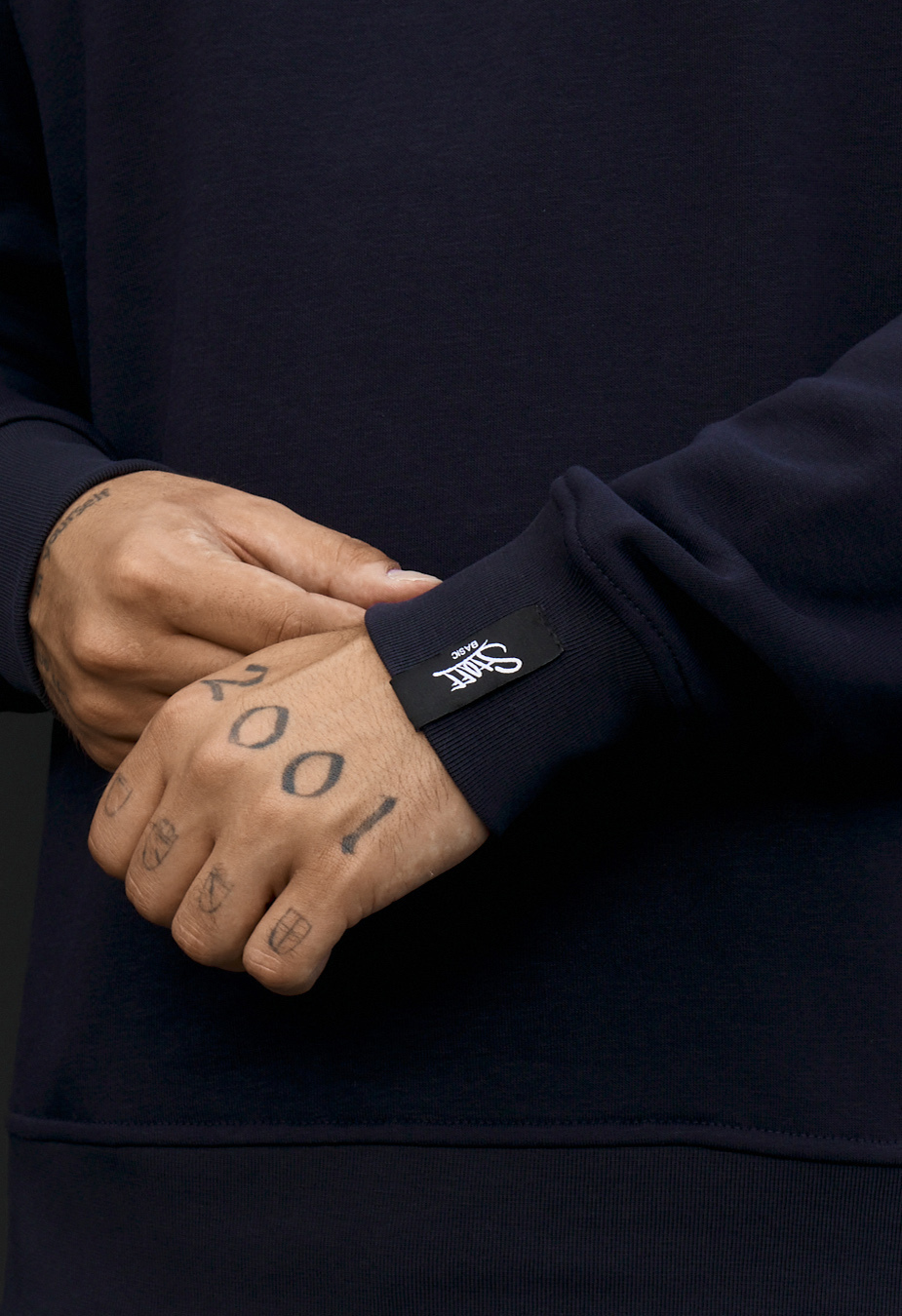 Bluza Staff dark blu basic fleece