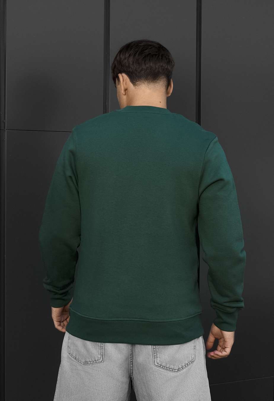 Bluza Staff green basic fleece