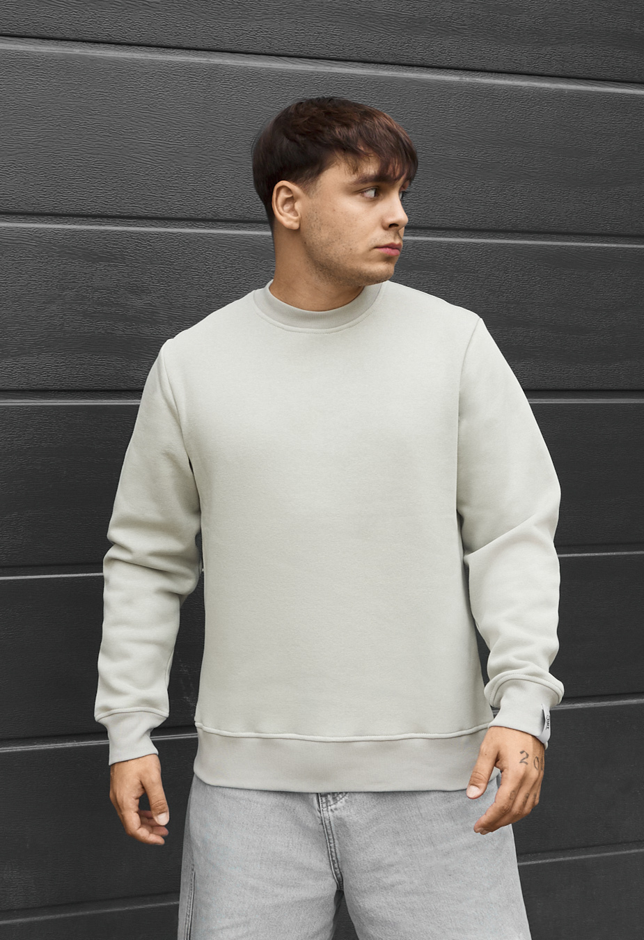 Bluza Staff light olive basic fleece