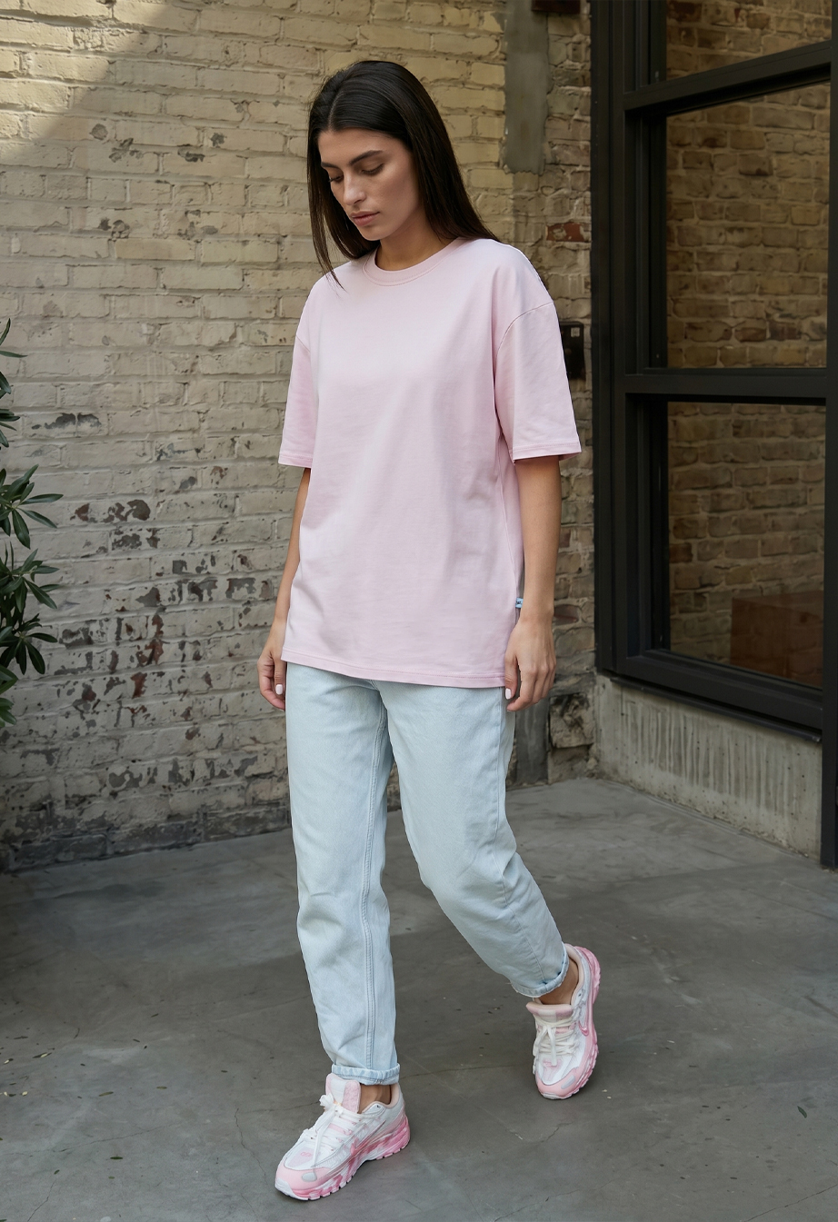 Koszulka Staff strawberry oversize
