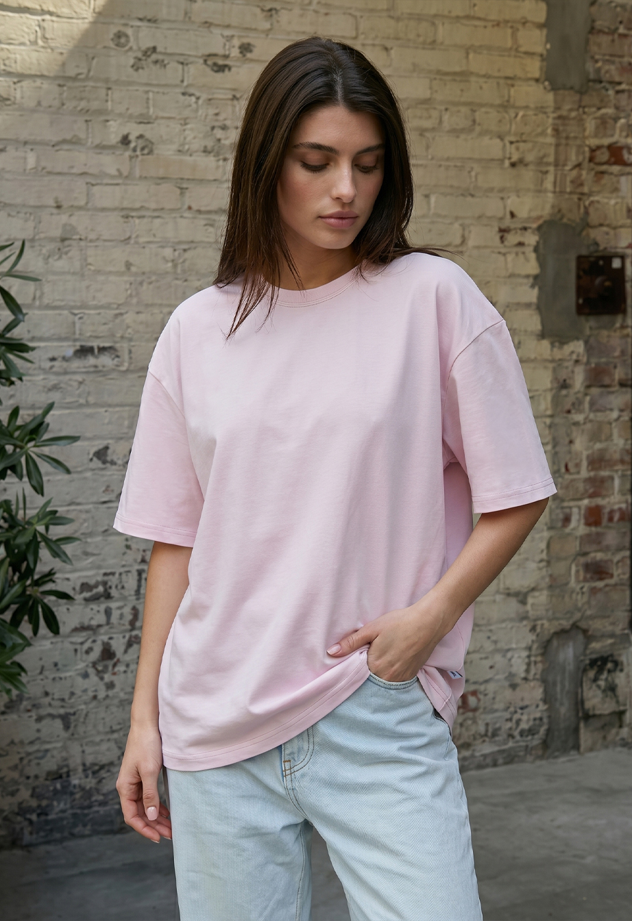 Koszulka Staff strawberry oversize