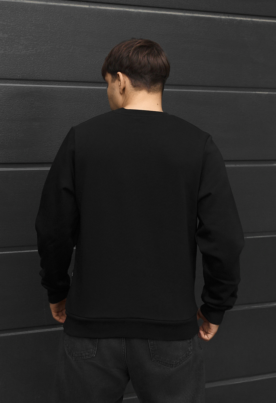 Bluza Staff logo black fleece